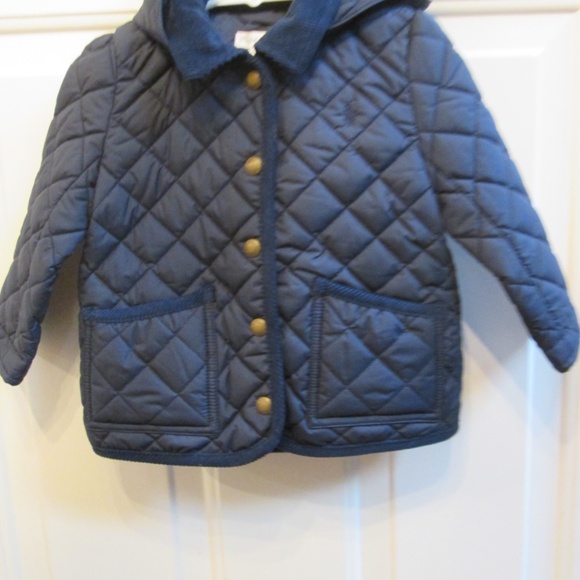 Ralph Lauren Quilted Navy Blue Kids Jacket - Picture 4 of 13